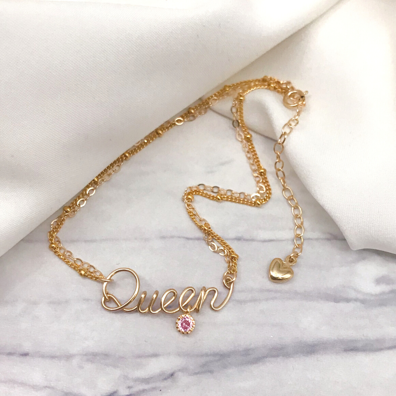 Layered Wire Name Bracelet - Lollimix 