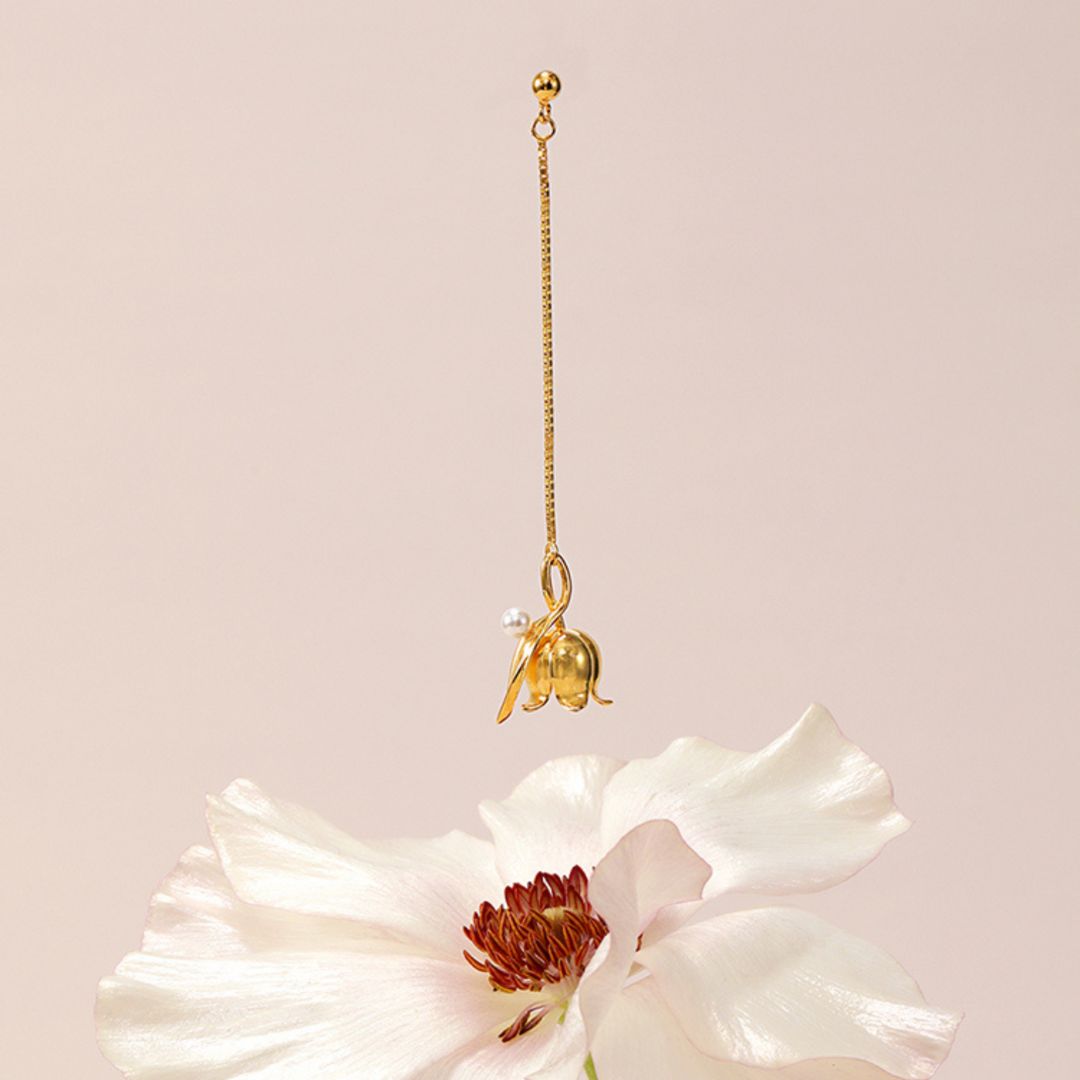 Lily Of The Valley Dangle Earrings - Lollimix 