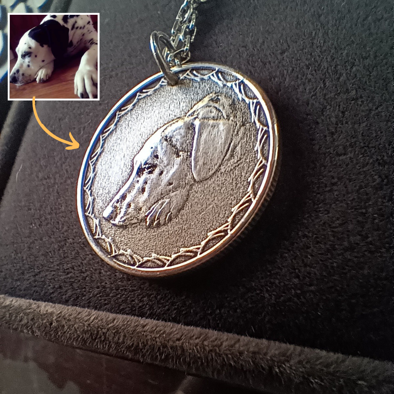 Personalized Coin Pendant Necklace - Lollimix 