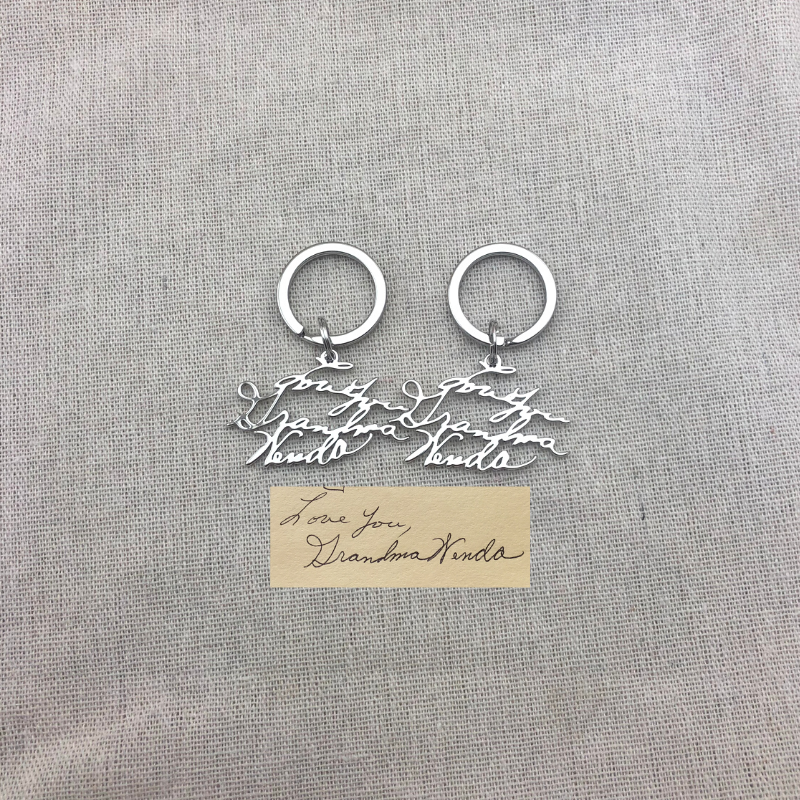 Personalized Handwriting Keychain - Lollimix 