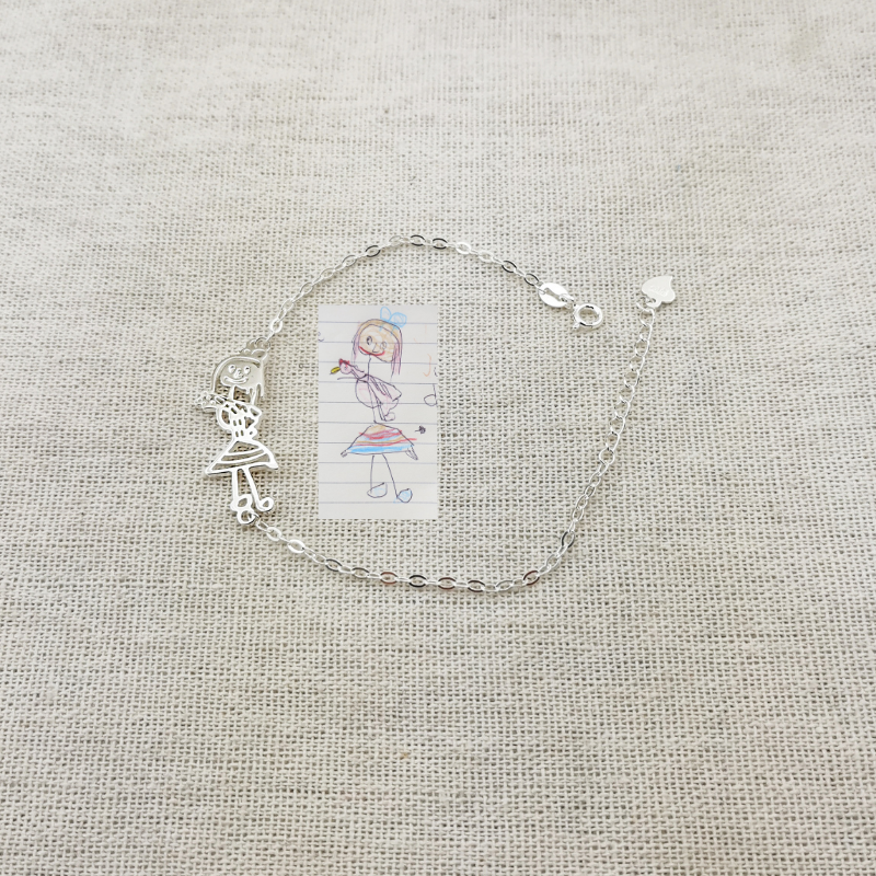 Personalized Kids Drawing Bracelet - Lollimix 